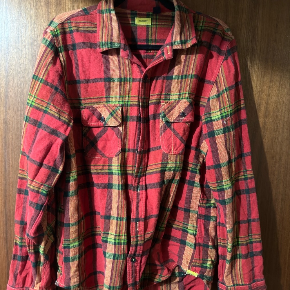 Vintage Tommy by Tommy Hilfiger flannel Medium